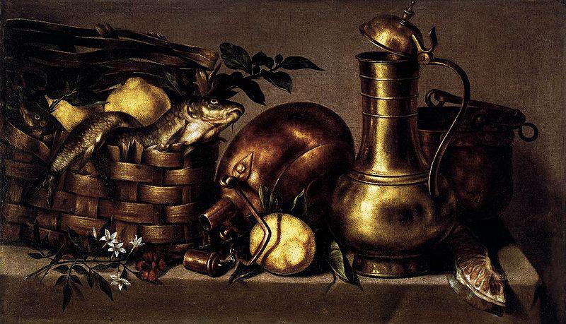 Antonio Ponce Still-Life in the Kitchen